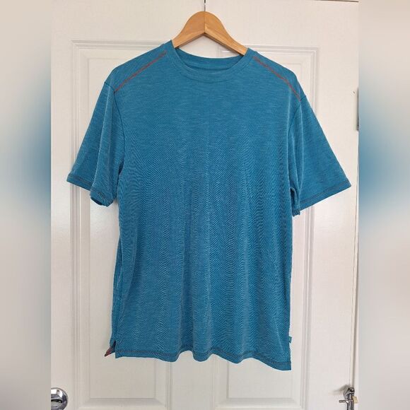 Tommy Bahama blue short sleeve shirt size M - Picture 1 of 6
